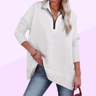 Oversized Half-Zip Pullover