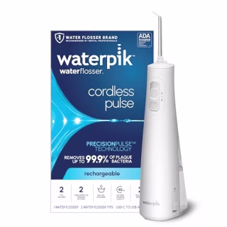 Waterpik Cordless Pulse Rechargeable Portable Water Flosser