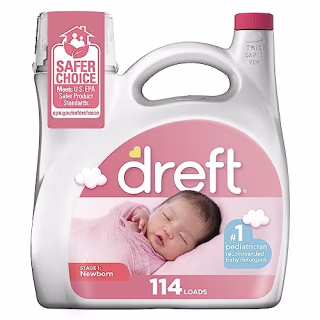 Dreft Stage 1 Newborn Baby Laundry Detergent Liquid
