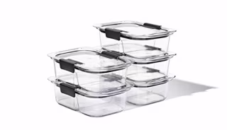 Rubbermaid Brilliance Food Storage Containers (Set of 5)