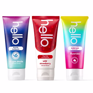 Hello Fluoride Kids Toothpaste Variety Pack