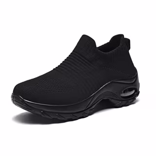 Slow Man Women's Walking Shoe Sock Sneakers
