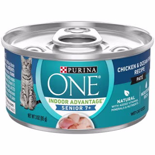 Purina One Indoor Advantage Senior 7+ Wet Cat Food (24-pack)