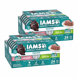 Iams Perfect Portions Indoor Adult Wet Cat Food (12-pack)