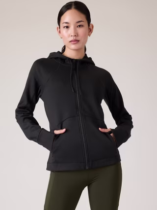 Athleta Unstoppable Fleece Lined Full Zip Jacket