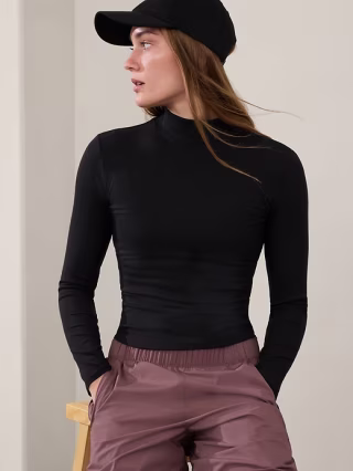 Athleta Signature Rib Turtleneck