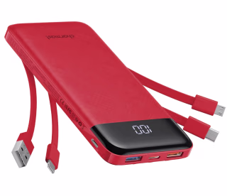 Portable Charger with Built-in Cables