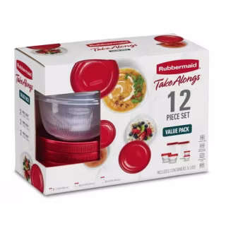 Rubbermaid TakeAlongs Snacking Food Storage Containers