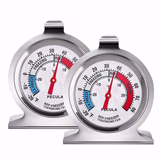 2 Pack Refrigerator Thermometer