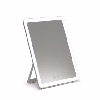 Ilios Lighting Slim Mirror with Adjustable Stand