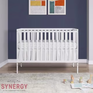 Synergy 5-In-1 Convertible Crib In White