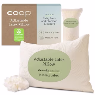 Coop Sleep Goods Adjustable Latex Pillow