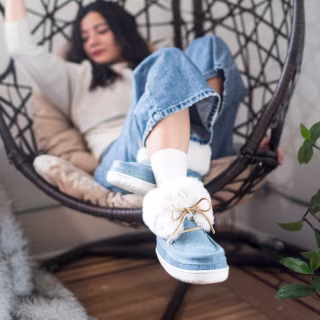 Micro Mukluk Denim Shoe