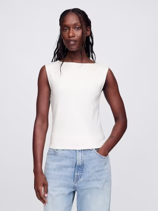 Modern Boatneck Top
