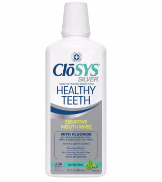 CloSys Silver Healthy Teeth Sensitive Mouth Rinse