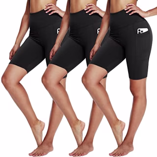 Yolix Tummy Control Biker Shorts (Pack of 3)