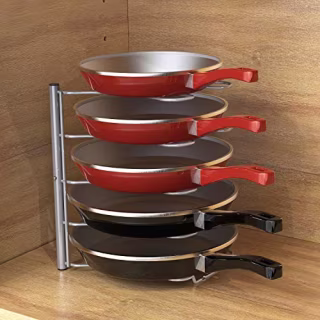 Kitchen Pan Organizer Shelf Rack