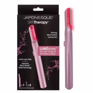 SKINTherapy LumeBlade Facial Dermaplane Razor with Red Light Therapy