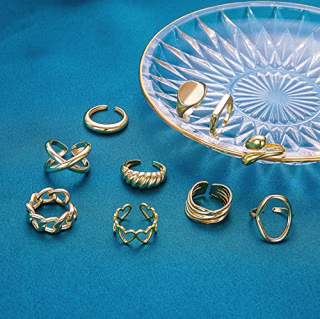 Moroya Adjustable Rings (Set of 10)