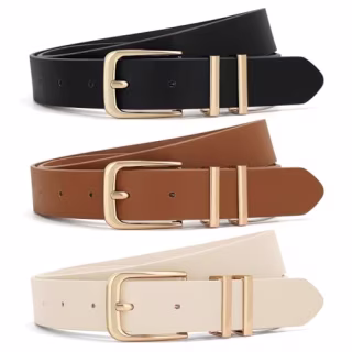 Women's Belts (Pack of 3)
