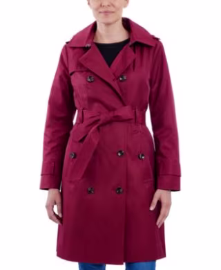 Women's Double-Breasted Trench Coat