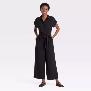 Short Sleeve Jumpsuit
