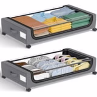 Under Bed Storage with Wheels