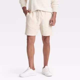 Men's Elevated Linen Blend Pull-On Shorts