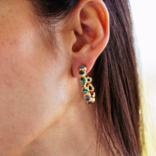 Capucine De Wulf Aurora Medium Hoop Earrings