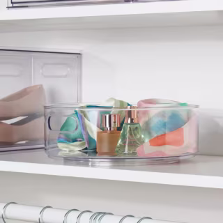 All Purpose Clear Turntable Storage