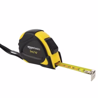 AmazonBasics Self-Locking Tape Measure