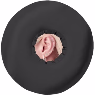 BNRendles Satin Ear Piercing Pillow