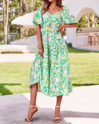 BTFBM Puff Sleeve Dress