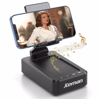 Cell Phone Stand with Wireless Bluetooth Speaker