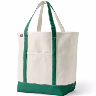 Lands’ End Open Canvas Tote Bag