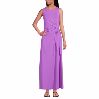Land’s End Tie Waist Maxi Dress