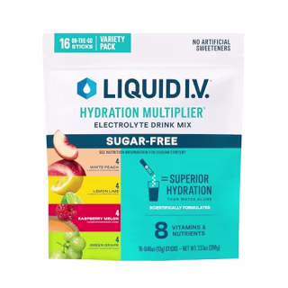 Liquid IV Hydration Multiplier Sugar-Free Electrolyte Drink Mix