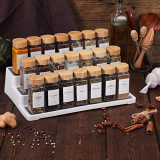 Glass Spice Jars