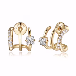 Obidos Triple Huggie Earrings