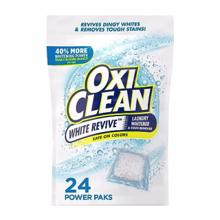 OxiClean White Revive Laundry Whitener and Stain Remover Power Packs