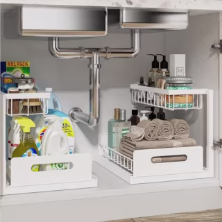2-Tier Slide-Out Sink Organizer