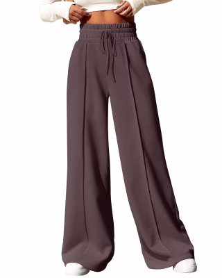Wide-Leg Sweatpants