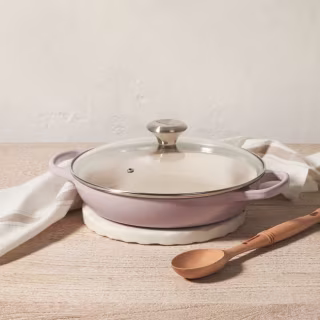 Enameled Cast Iron Signature Round Braiser with Glass Lid