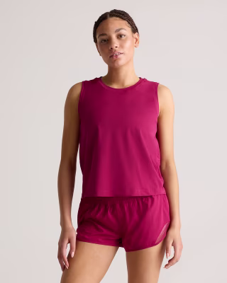 Essential Run Cropped Muscle Tank