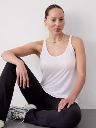 Getaway Linen Blend Tank