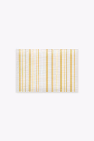 Harbor Stripe Yellow Bath Mat