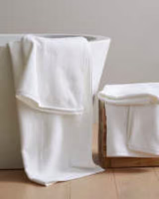 Quince Turkish Ribbed Quick Dry Bath Towel (Set of 2)