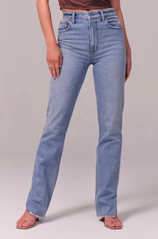 Abercrombie Ultra High Rise 90s Straight Jean
