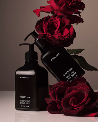 Steeped Rose Hand Duo