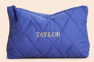 Personalized Embroidered Pouch